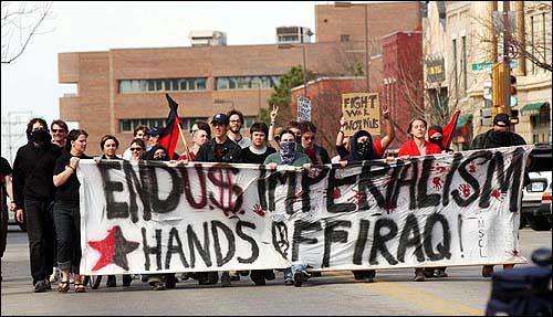 Anarchists stage brief takeover | News, Sports, Jobs - Lawrence Journal ...